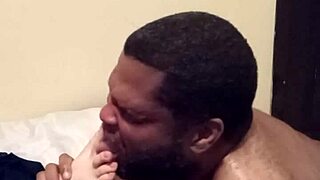 rocky emerson savors latina side piece's bare feet with toe sucking and licking