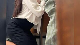 mature mexican beauty seduces in steamy classroom encounter caught on homemade video