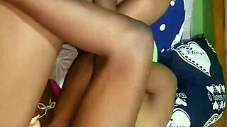 curious girls unleash dildos and fingers in steamy lesbian play