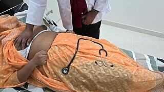 doctor pleasures me wildly in hospital room