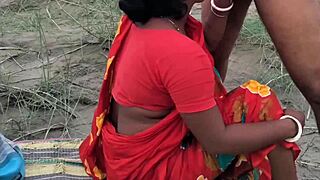 cute bangladeshi girl roleplays tight pussy pounding outdoors in group fun