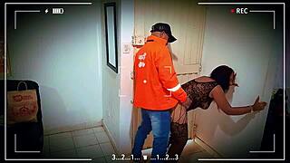 LINGERIE Tease Then Delivery Guy FUCKS Me Wild!