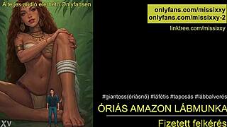 tall huge amazon dominates with intense femdom power