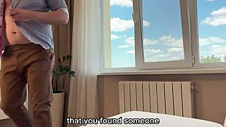 russian amateur's cheeky friend adventure pops virginity in pov talk