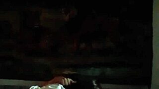 Petite cheating girlfriend sucks and fucks old friend's big cock first time