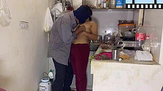 Cute Fat Colombian Bride Fucked Hard While Cooking Kitchen