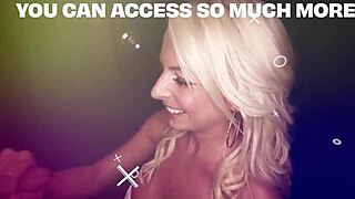 curious redhead with natural tits explores gloryhole booth intimately