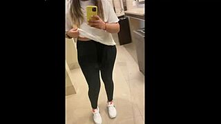 Flashing ass in store? Masturbating restroom now!