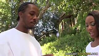 Chanell Heart Begs for White Guys' Gangbang Cum Blast!