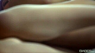 Lesbian babes Layla Rose mutual groping tits masturbation high definition joy