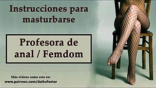 spanish teacher's hypnotic anal joi femdom makes you cum hands-free without mercy