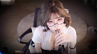 Wow! Zhang Ailing Fan Fest Turns into Steamy Office OL Blowjob Handjob Frenzy!