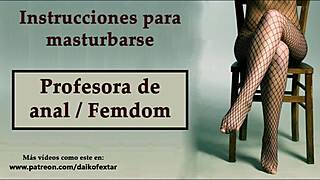 spanish teacher's hypnotic anal joi femdom makes you cum hands-free without mercy