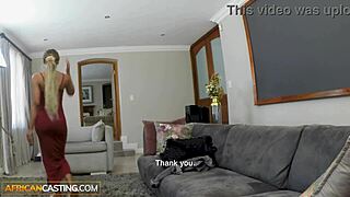 whoa perky ebony babe grinds monster cock in pov cowgirl casting!