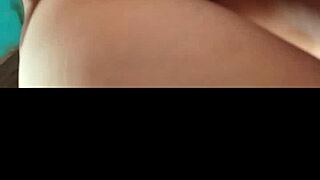 curvy latina milf bent over bed taking young cock doggystyle with cum on ass 💦