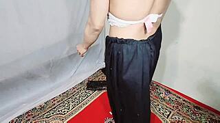 Arabic Hijab Hottie Shakes Boobs and Ass Erotically