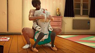 japanese uniform babe takes bent over pounding in full scene