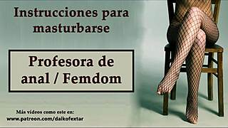 spanish teacher's hypnotic anal joi femdom makes you cum hands-free without mercy