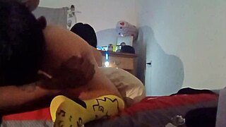 Intriguing latina spreads ass for rough homemade debut