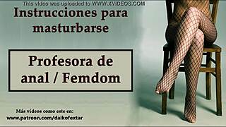 spanish teacher's hypnotic anal joi femdom makes you cum hands-free without mercy