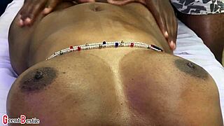 My nipples perk up during this sensual breast passion massage session