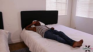 Maxine x's juicy curves shine in wild interracial group fun