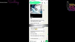 cuck chats with hung stud to set up wife for massive black cock pounding