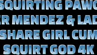 whoa, curvy muscular brunette lady gang screams with big tits bouncing! 🔥🍑💦