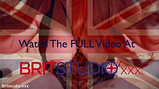 gorgeous redhead babe teases to explosive solo orgasm on cam