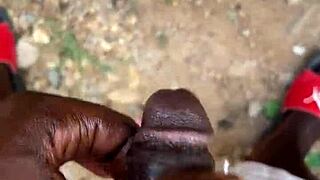 he surprised me bent over for hot quick outdoor big cock fuck 😍🔥💦