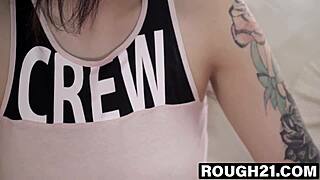 he hates my tattoos but uh my big tits got him suckin em hard now