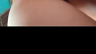 curvy latina milf bent over bed taking young cock doggystyle with cum on ass 💦