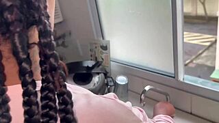 chubby bbw babe calls for help ends up satisfied with big cock fun