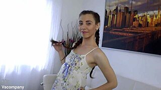 Stephany's first anal pounding at 18 is intense! 🍑💥