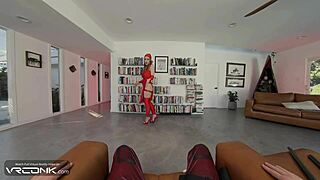 hey elektra, suck and ride deadpool's monster cock in vr cosplay?