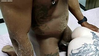 Cheguei louca pra fuder essa rola grossa de corno interracial!