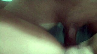 wife milks young virgin's hot creampie load