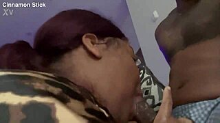 bbw deepthroats monster cock sloppy before big mouth cumshot