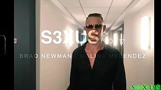 Curvy brunette Malina Melendez takes huge cock bareback in oiled college quickie rough sex