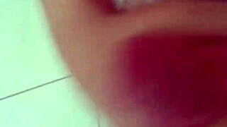 Intense bisexual bathroom masturbation cumshot explosion