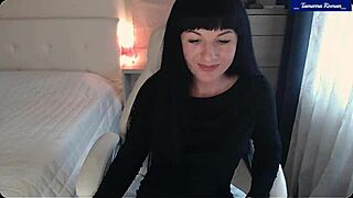 tamarra roman jessy strips lingerie teases perky tits ass wiggle