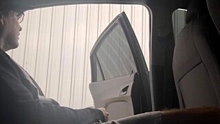 Risky Street Jerk for Waiting Student Girl