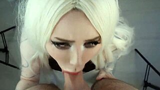 Busty big ass slut takes rough anal pounding and facial cumshot