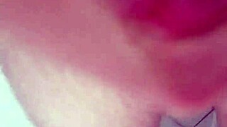 Intense bisexual bathroom masturbation cumshot explosion