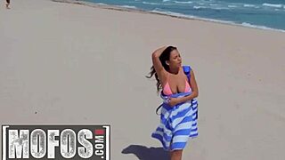 hey lifeguard, wanna fuck autumn falls' perfect beach body?