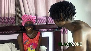 Bored Ebony Babe Rocks Taste Game Intensity