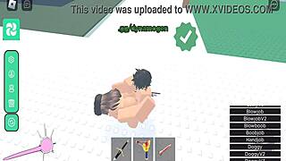 horror girl fucked hard in roblox condo game!