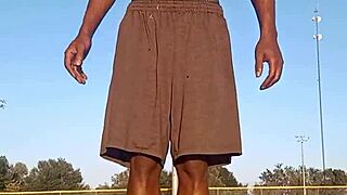 Cute Athletic Brunette Tastes Dorm Air Fitness Workout Homemade