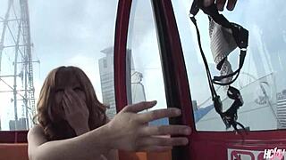 sarina tsubaki the slutty japanese babe sucks cock outdoors eagerly