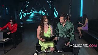 hey couple, wanna fuck this tattooed milf stranger right at the restaurant table?